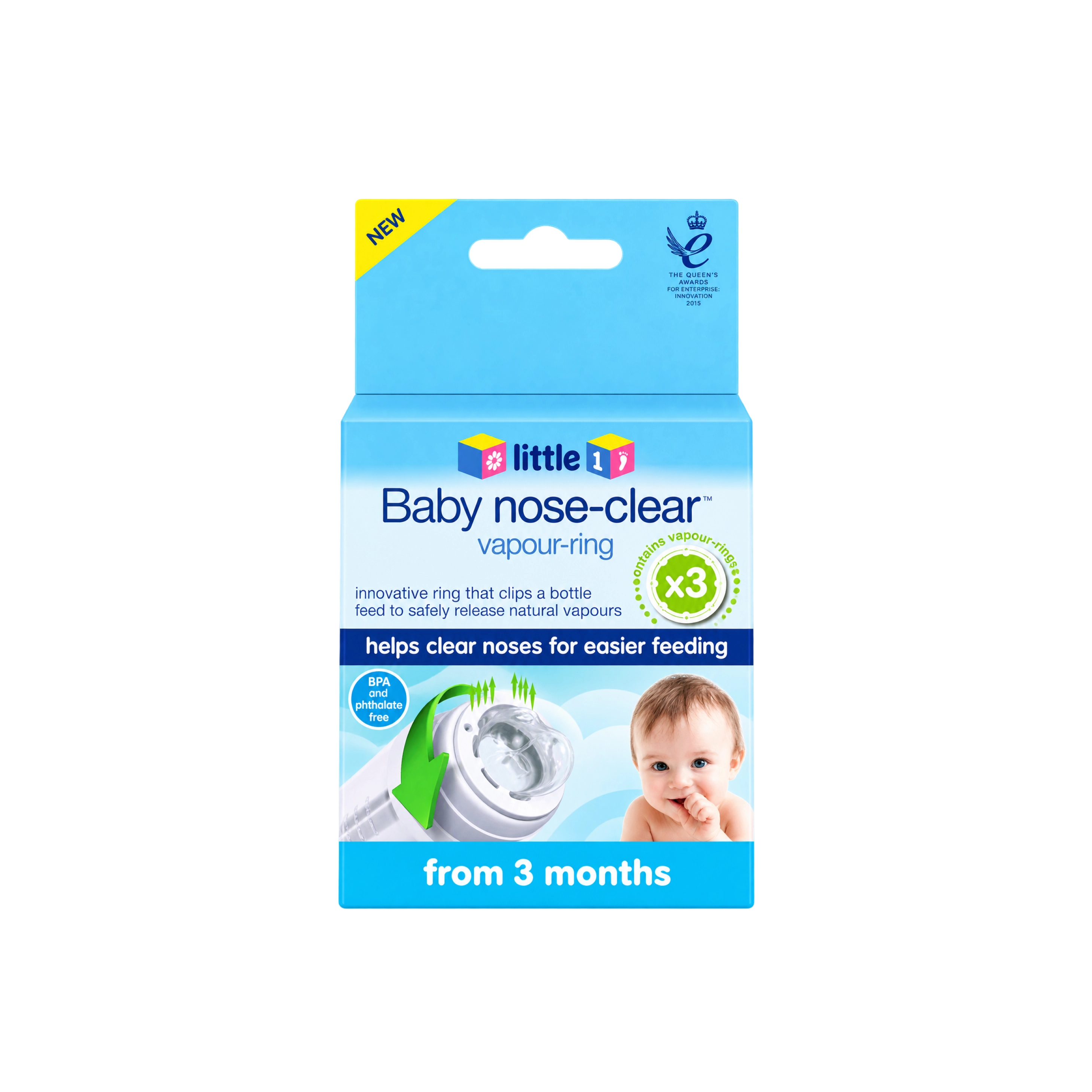 4little1 Baby Nose-Clear Vapour Ring