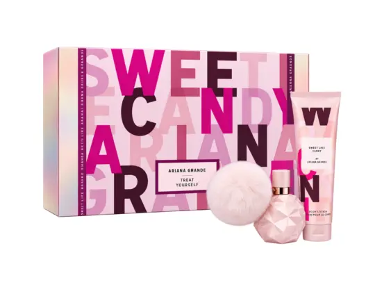 ARIANA GRANDE TREAT YOURSELF GIFT SET SWEET LIKE CANDY