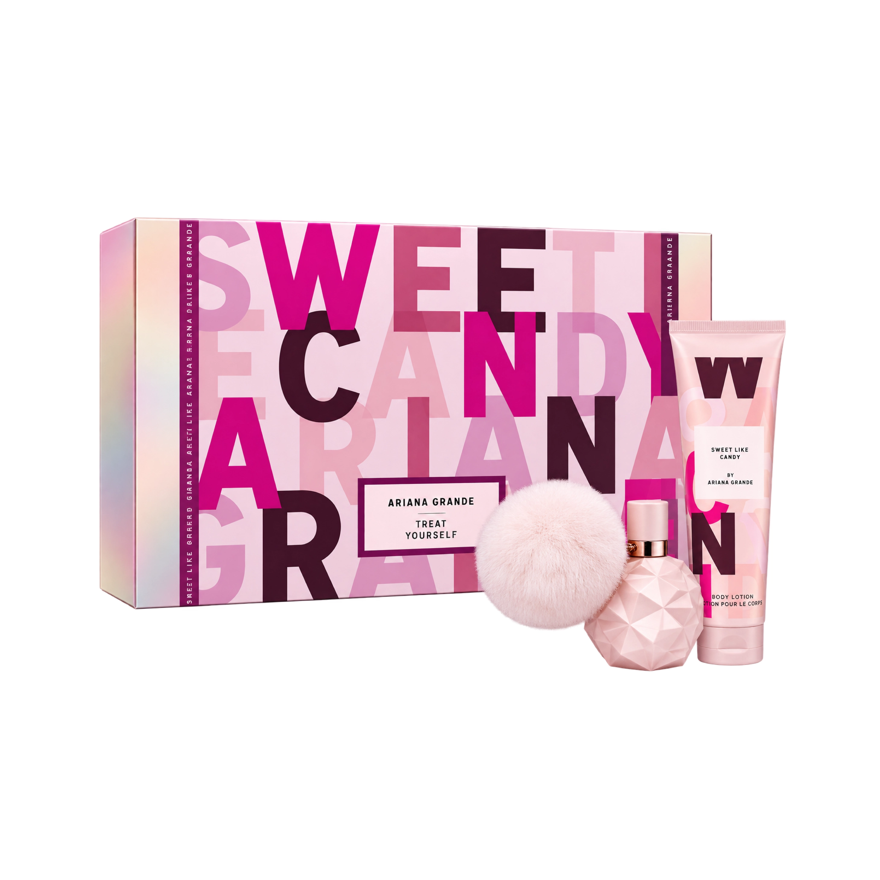 ARIANA GRANDE TREAT YOURSELF GIFT SET SWEET LIKE CANDY