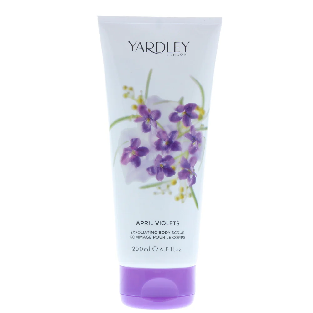 April Violets Body Scrub 200ml Yardley