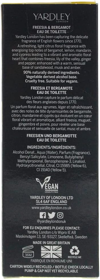 Freesia And Bergamot Edt 50ml Spray 7