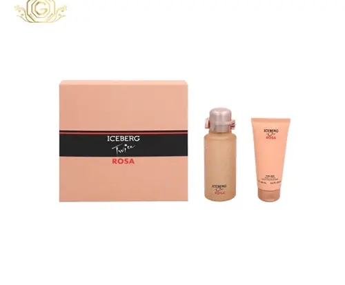 ICEBERG TWICE ROSA EDT 125ml Spray / B.lotion 100ml