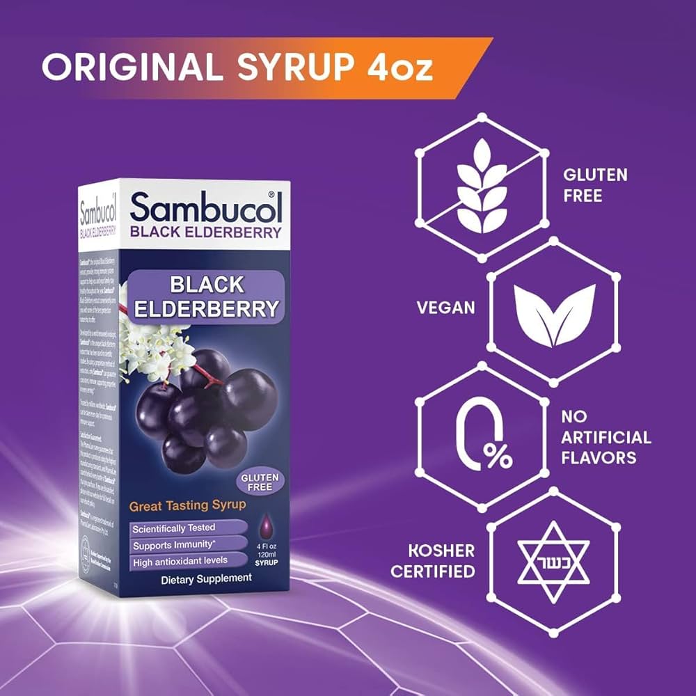 Organic Elderberry 100ml (High In Antioxidants/Helps To Boost The Immune System)