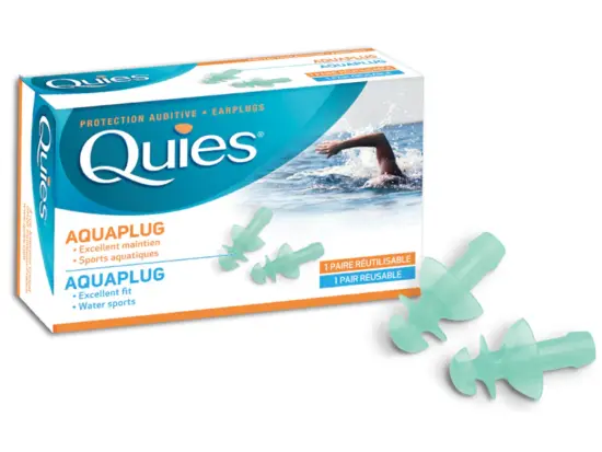 Quies Aqua Plug - 1 Pair Reusable