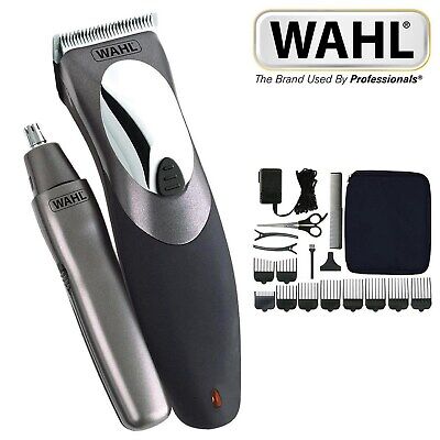 Wahl Titanium & Chrome Clip ‘N’ Rinse With Trimmer